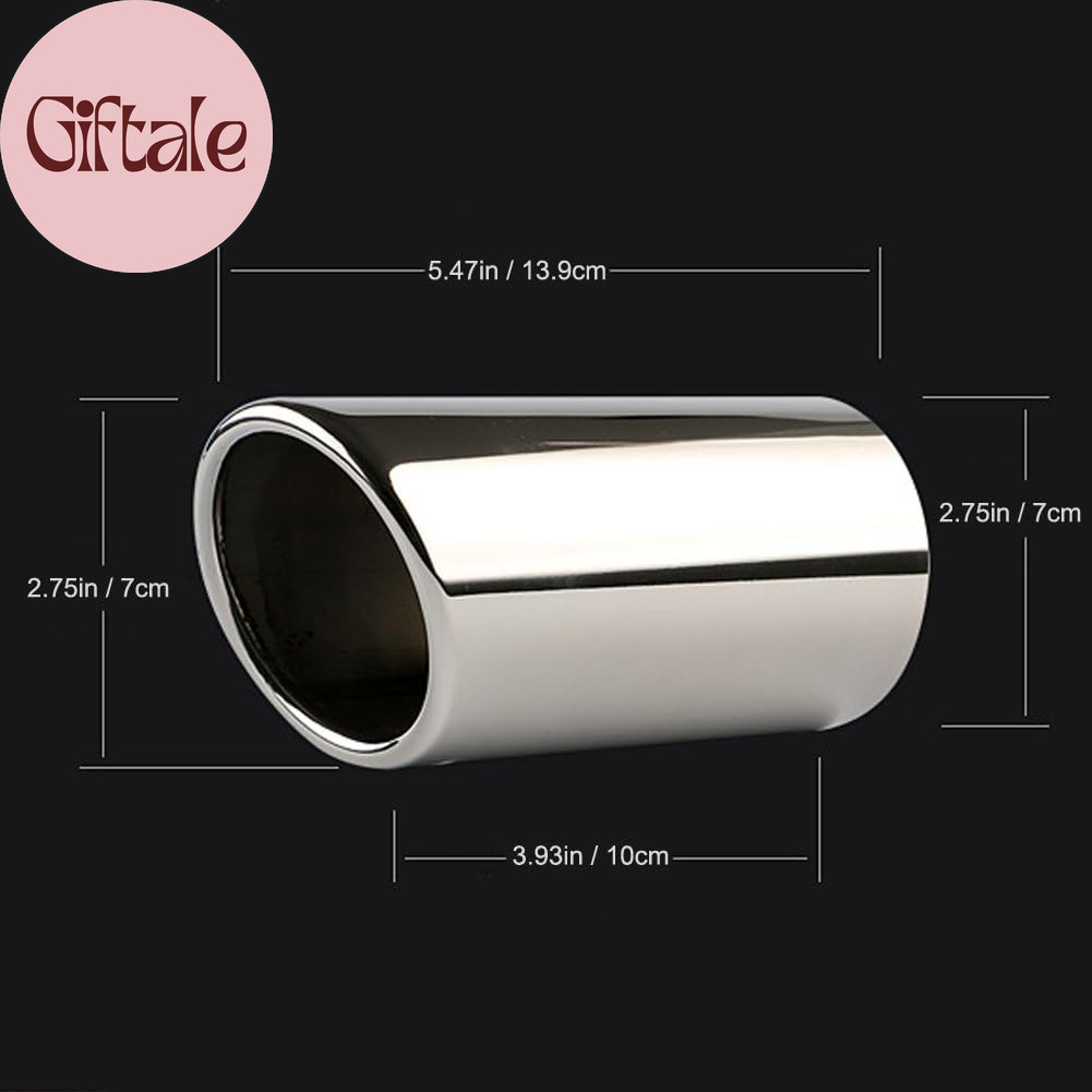Exhaust Tips Pair Compatible with VW Volkswagen JETTA 2009-2018/ SAGITAR 2011-20