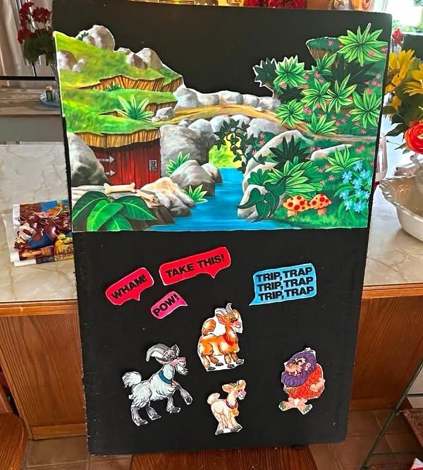 The Three Billy Goats Flannel Board Pieces & Character Figures