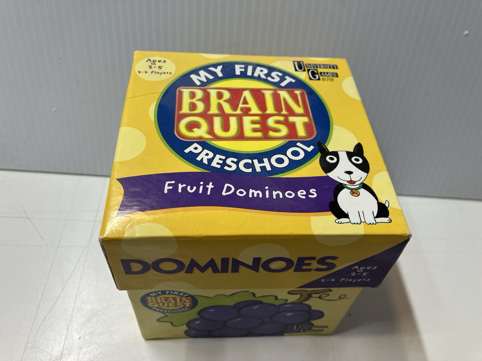 My First Brain Quest Preschool Fruit Dominoes Educational No Instructions