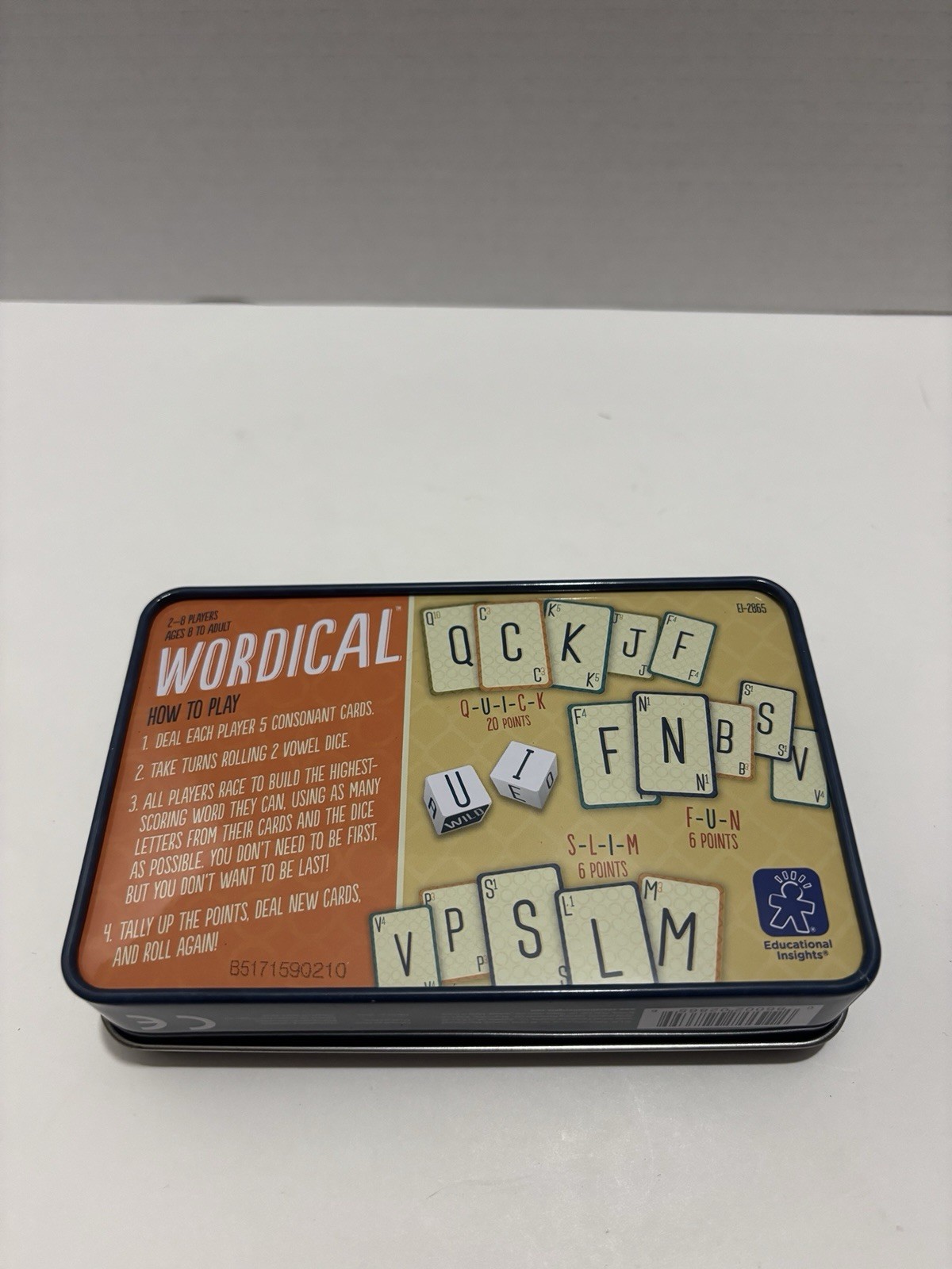 WORDICAL The Radical Dice-Rollng Word-Building Race Educational BRAND NEW