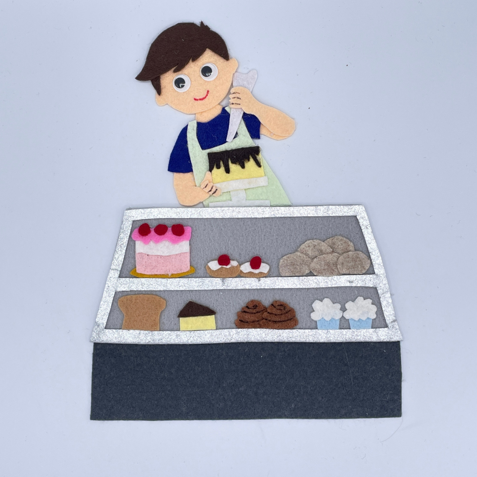 Sweet Shop Bakery Sample Set for Felt /Flannel Board Play