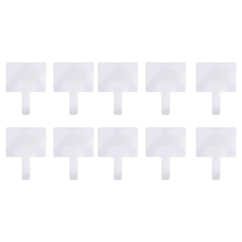 10Pcs Double Sided Answer Paddle Small Handheld Whiteboard for Classroom Office