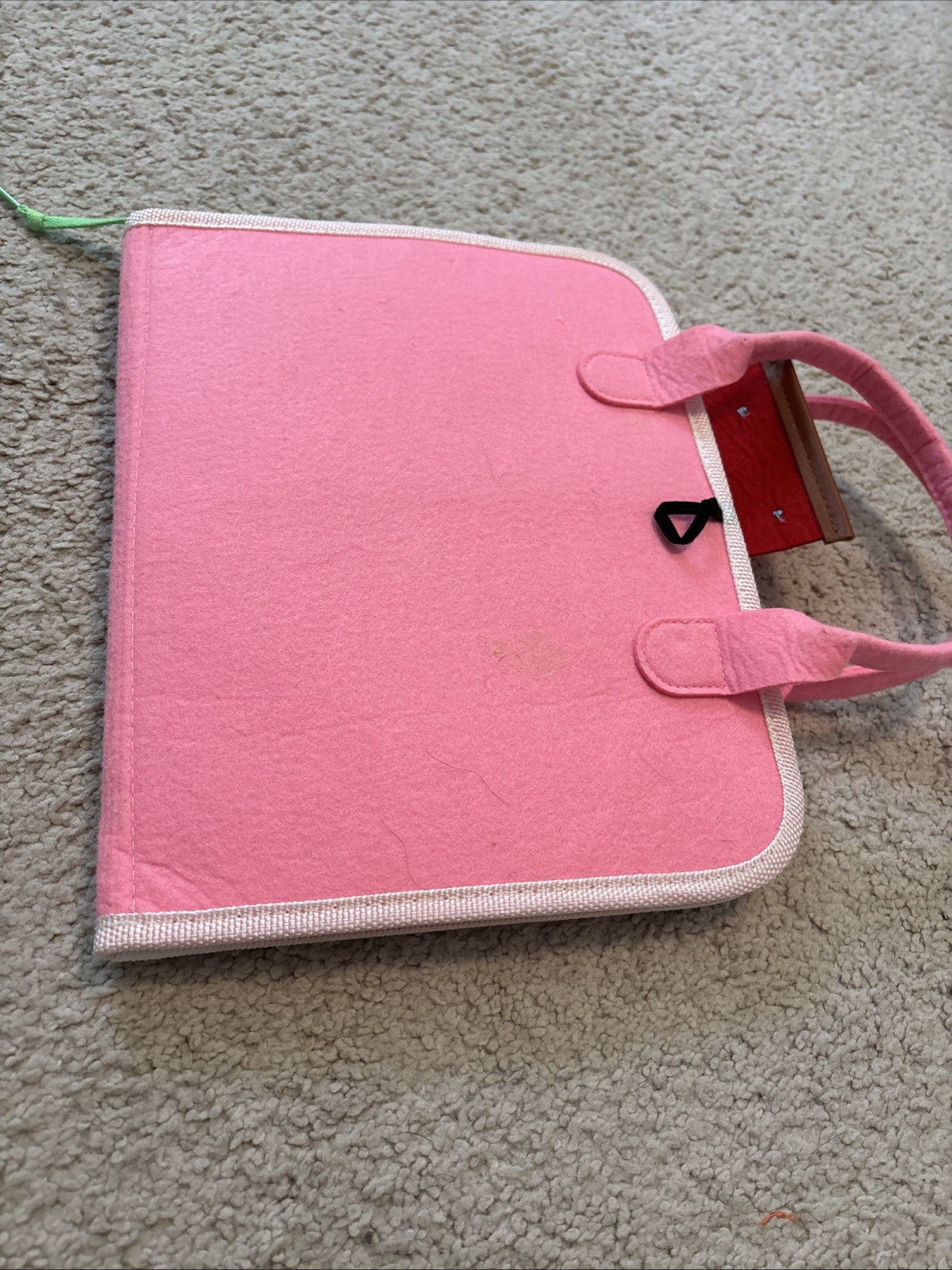 Unbranded Pink Montessori Basic Life Skills Busy Board Book