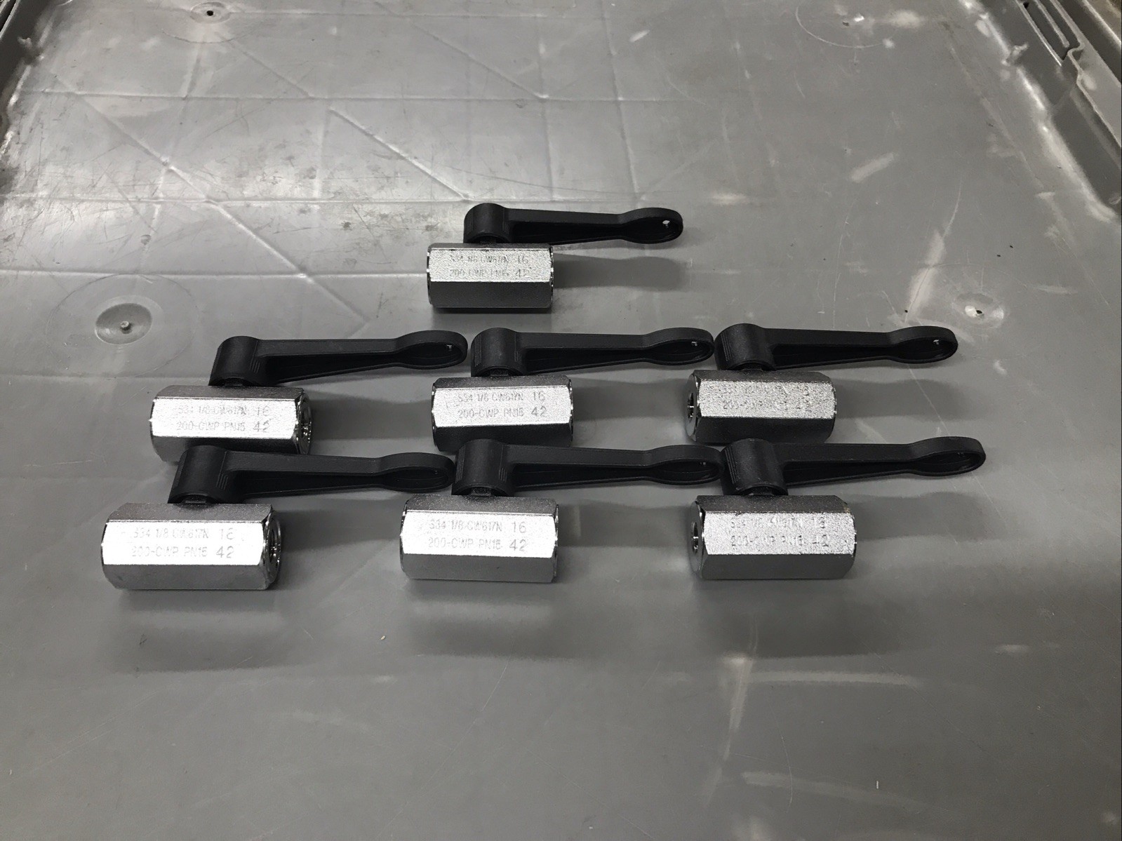 Lot Of 7 S34 1/8 CW617N 16 200-CWP PN15 42 Drain Flow Valve Made in Italy