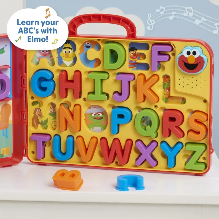 NEW Sesame Street Elmo’s Learning Letters Alphabet Early Learning Age 2+ Fun Toy