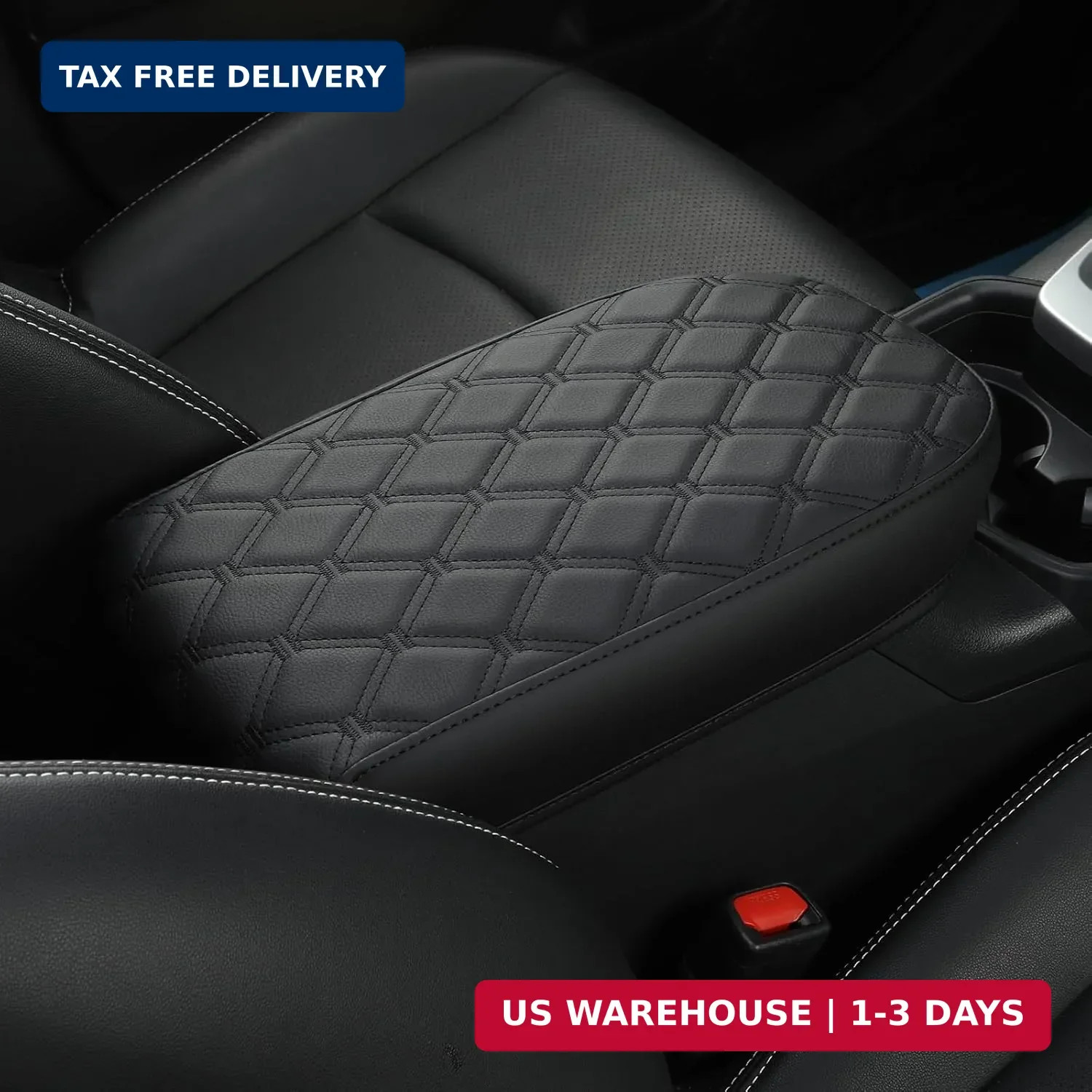 GIANT PANDA Custom Fit Car Center Console Armrest Cover for Toyota RAV4 2019 202
