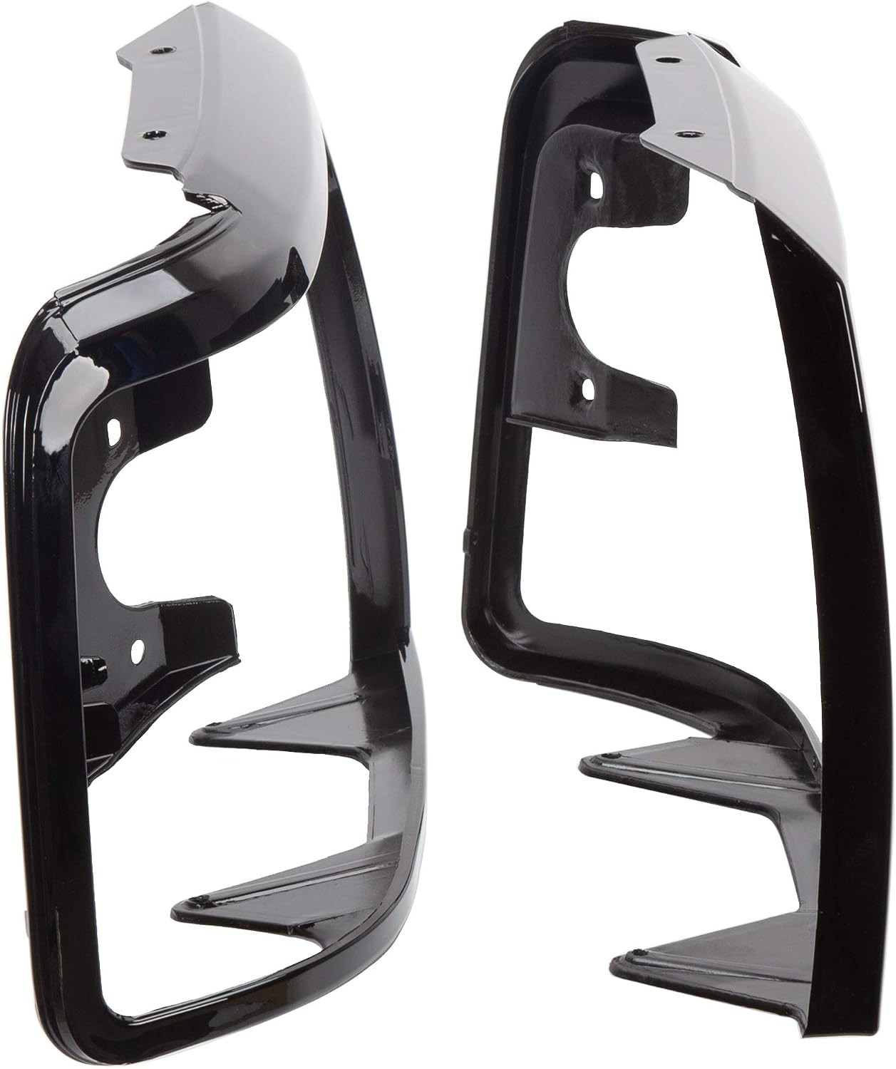 Headlights Headlamps Trim Bezel Black Compatible with 1992-1997 F250 F350 F450 T