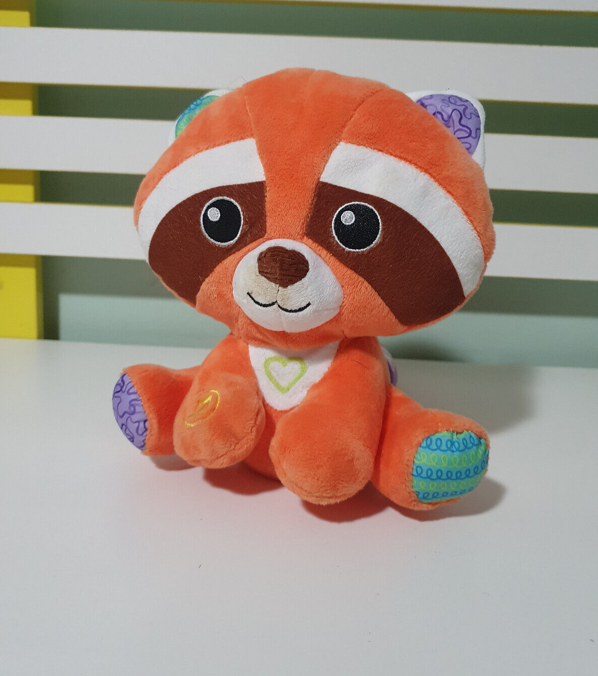 Leap Frog Colorful Counting Red Panda Toddler Learning Toy Plush Leap Fr