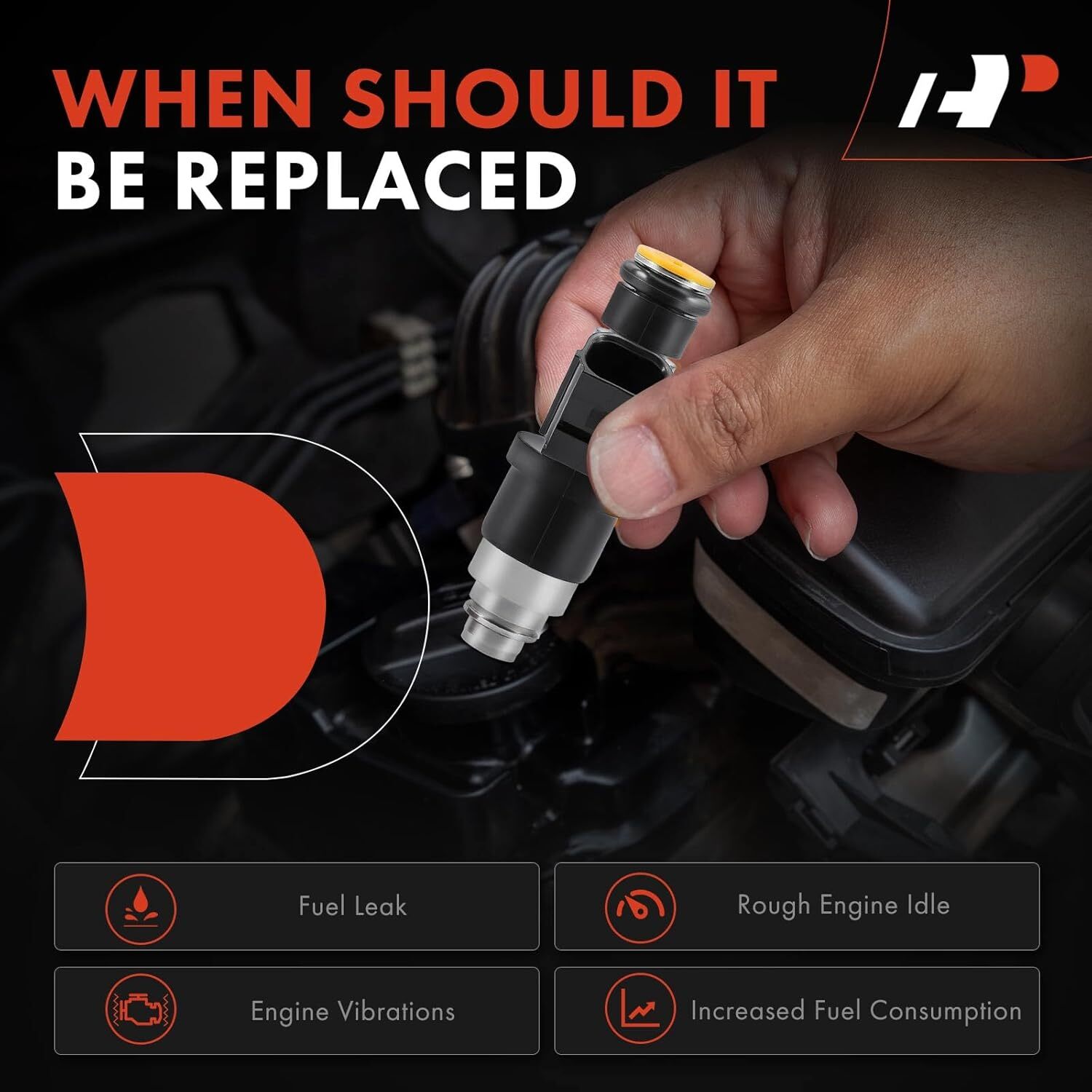 APM Fuel Injectors Compatible with Honda CR-V 2010-2011, Civic 2013-2015,