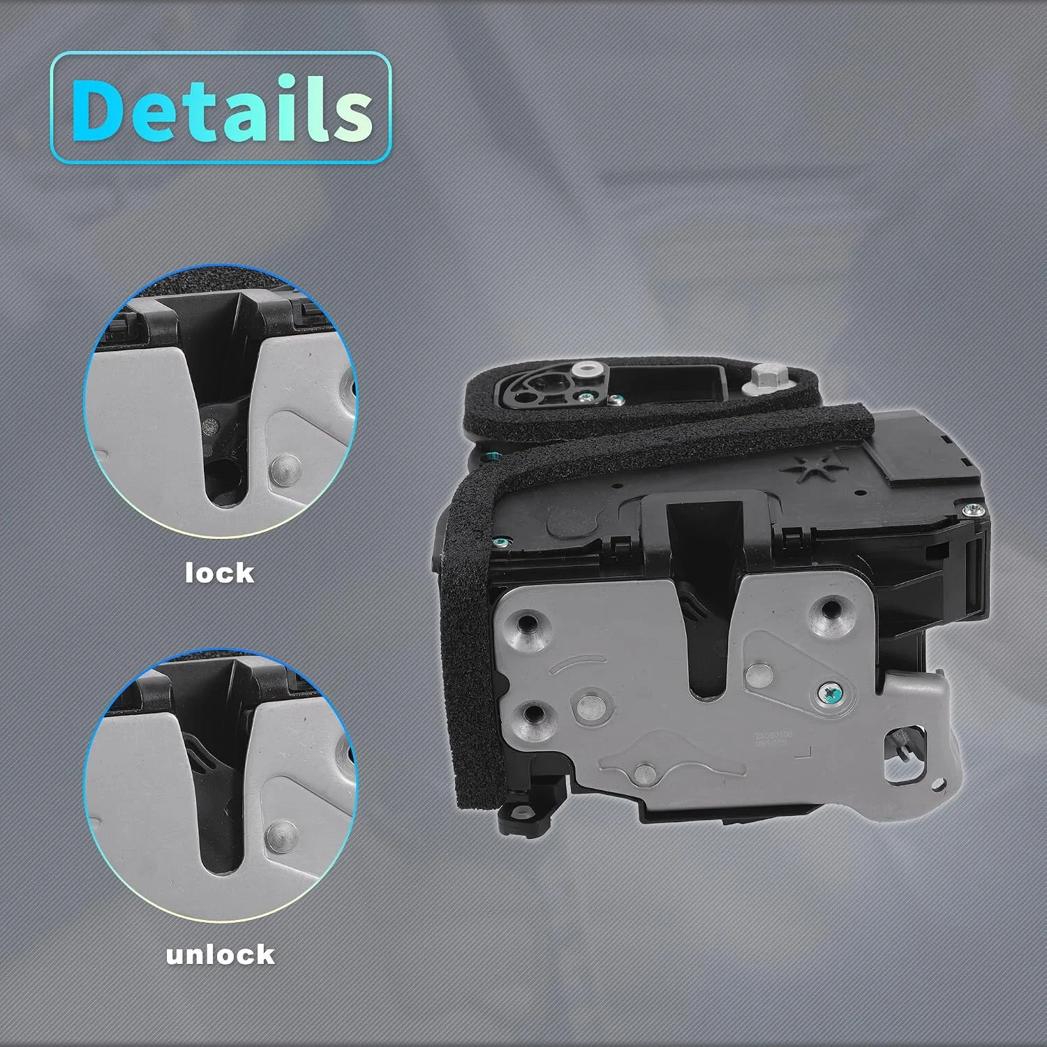 X AUTOHAUX Replacement Front Left Driver Side Power Door Lock Actuator Motor for
