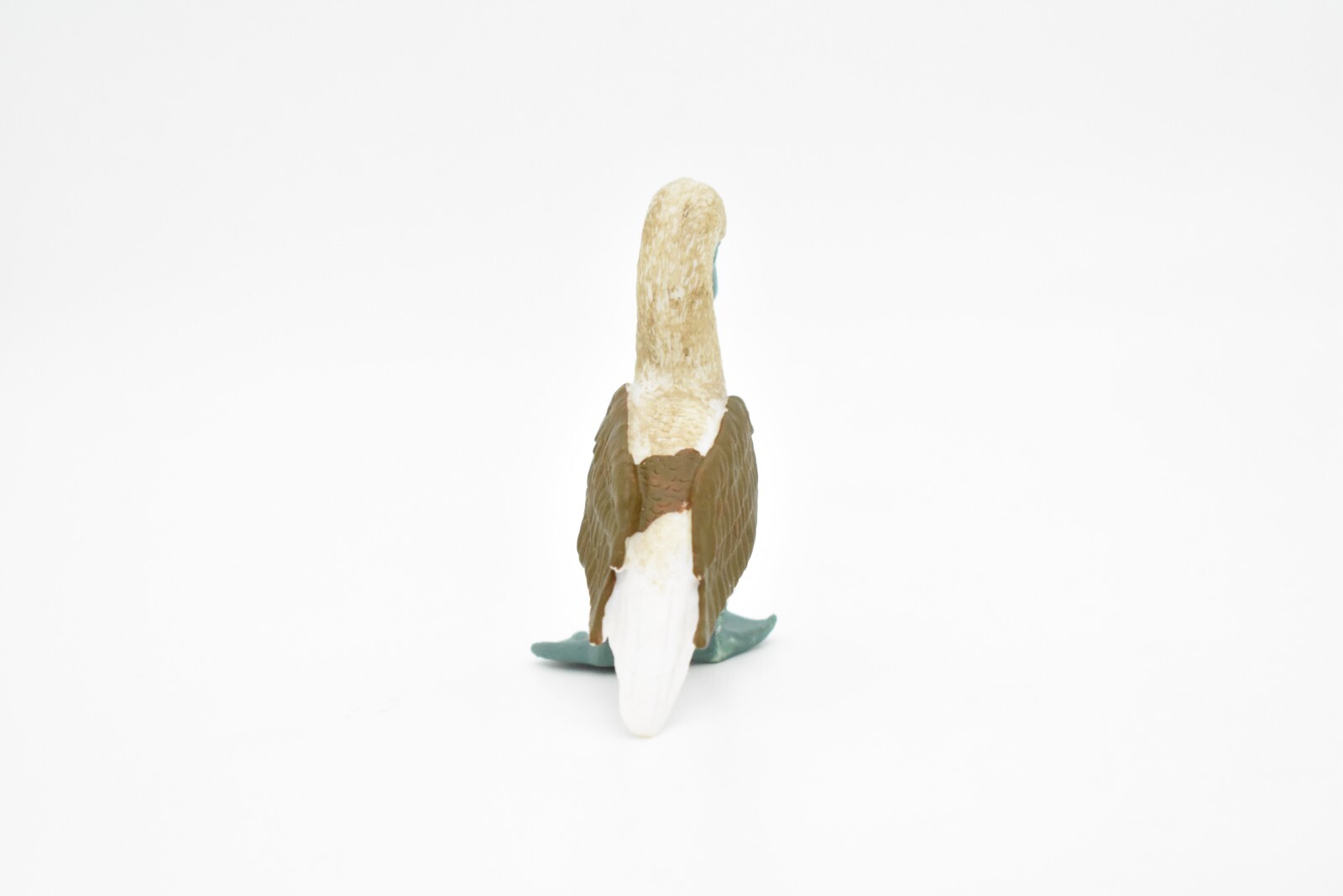 Blue Footed Booby, Bird, Very Realistic Rubber Model, Hand Painted Figurine 3″
