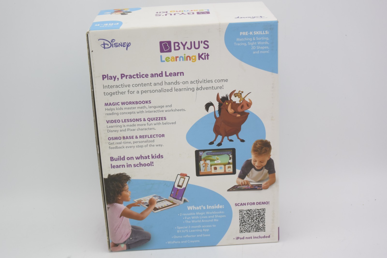 BYJU’S Learning Disney Kit: Grade PRE-K Introductory Edition, STEM Learning Toys