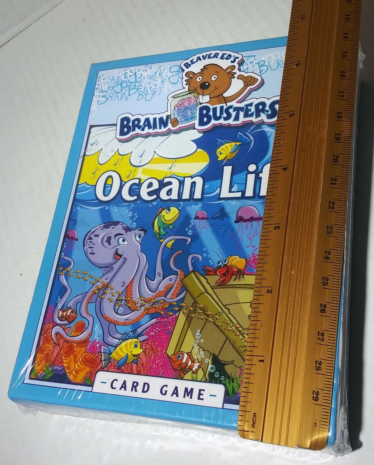 Beaver ED’s Brain Busters Ocean Life Card Game Educational Kid’s Ages 6 & up NEW