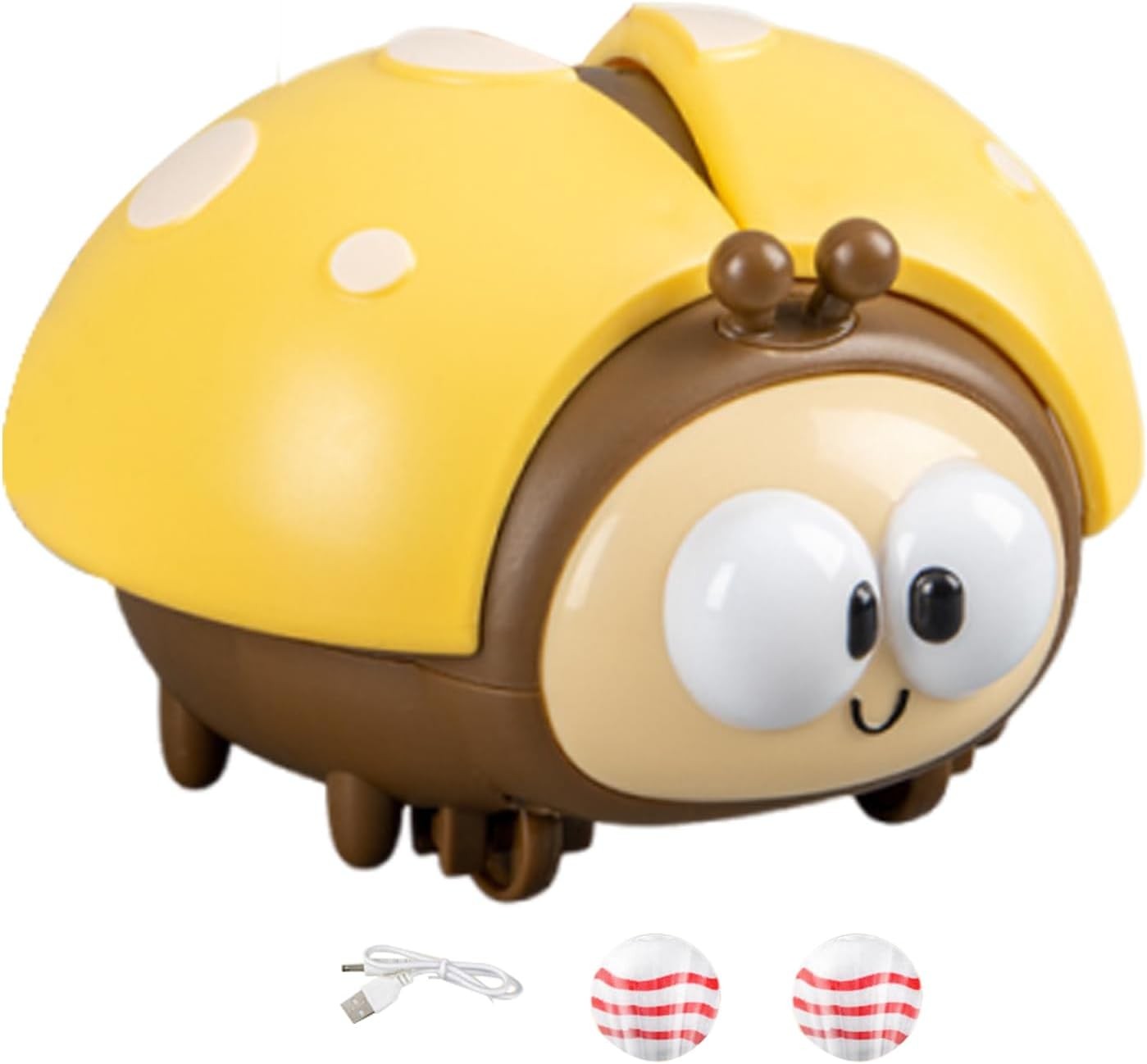 Ladybug Airball Toy,Cartoon Blowing Ball Toy,Electric Floating Floating Ball Toy