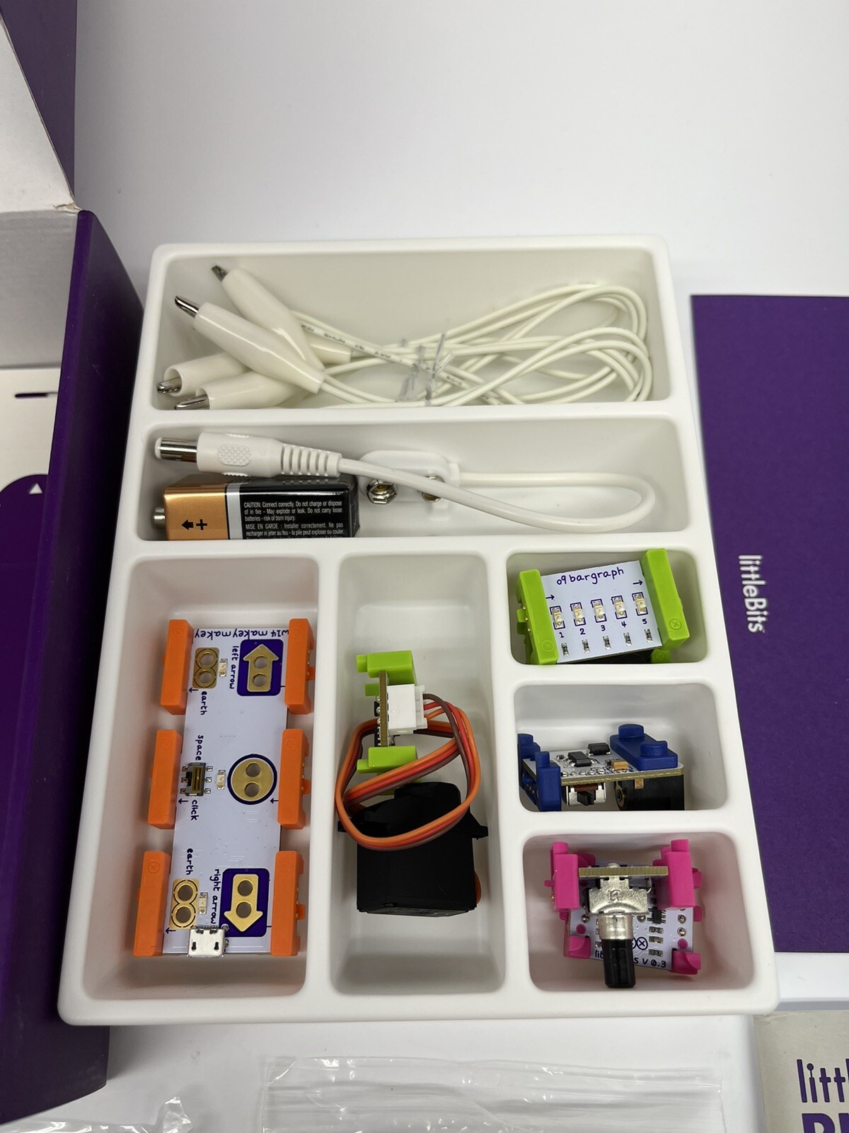 LittleBits Rule Your Room Kit STEM Educational Learning Touch Technology- Opened