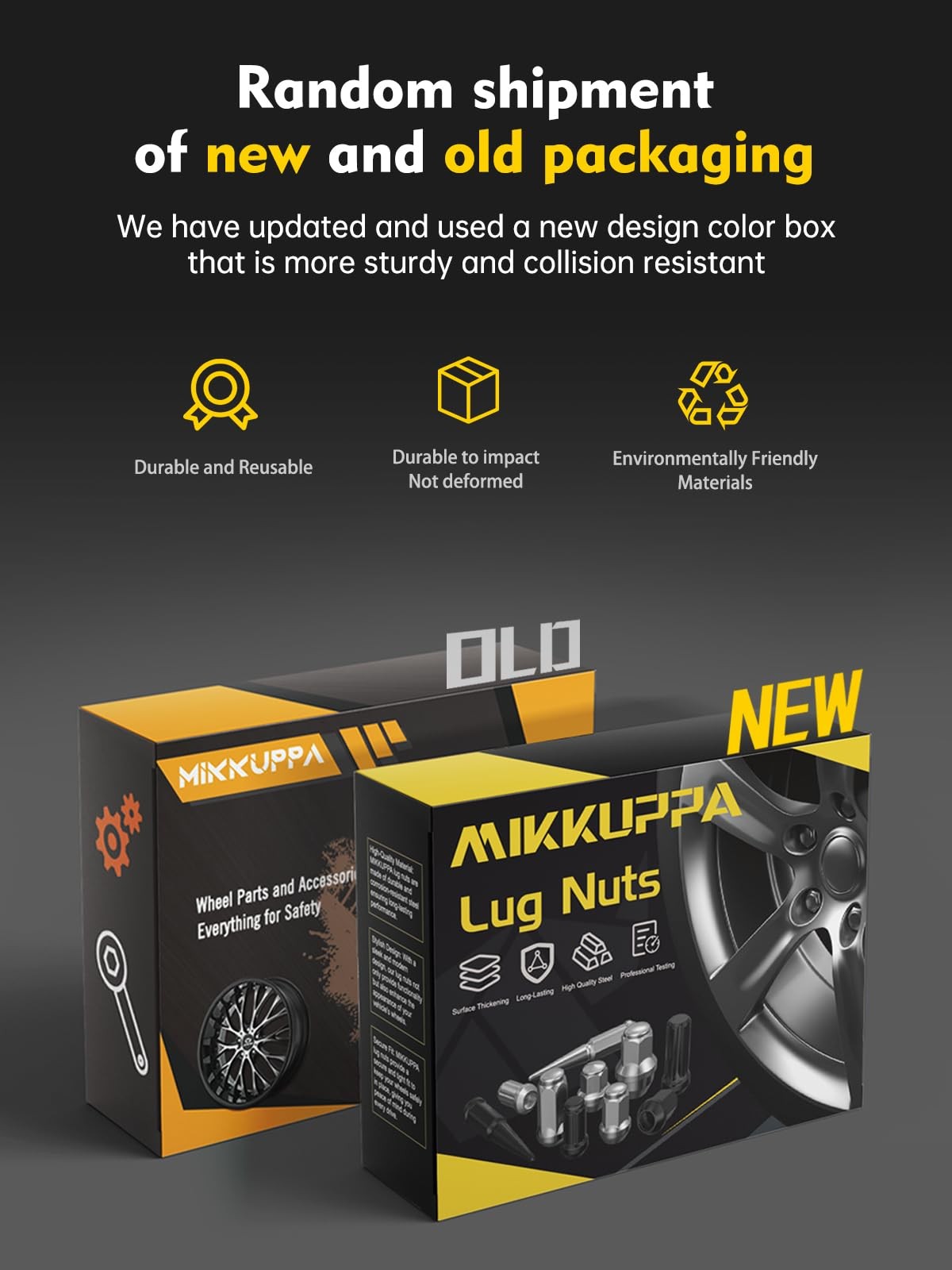 MIKKUPPA 20pk 9/16″-18 Silver Lug Nuts Ram 1500