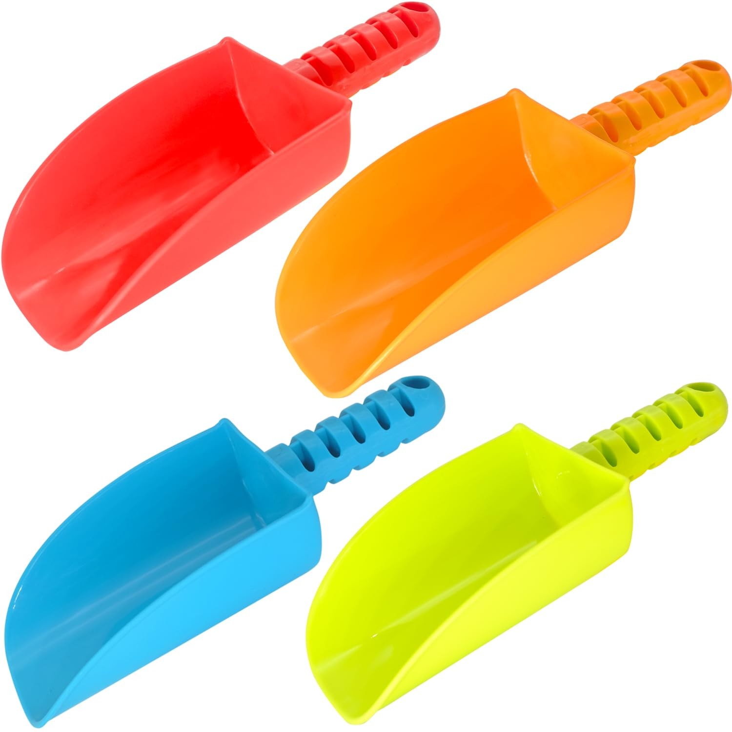 LoayBhok Beach Shovel Toys for Kids: Heavy Small, Blue, Red, Orange, Green