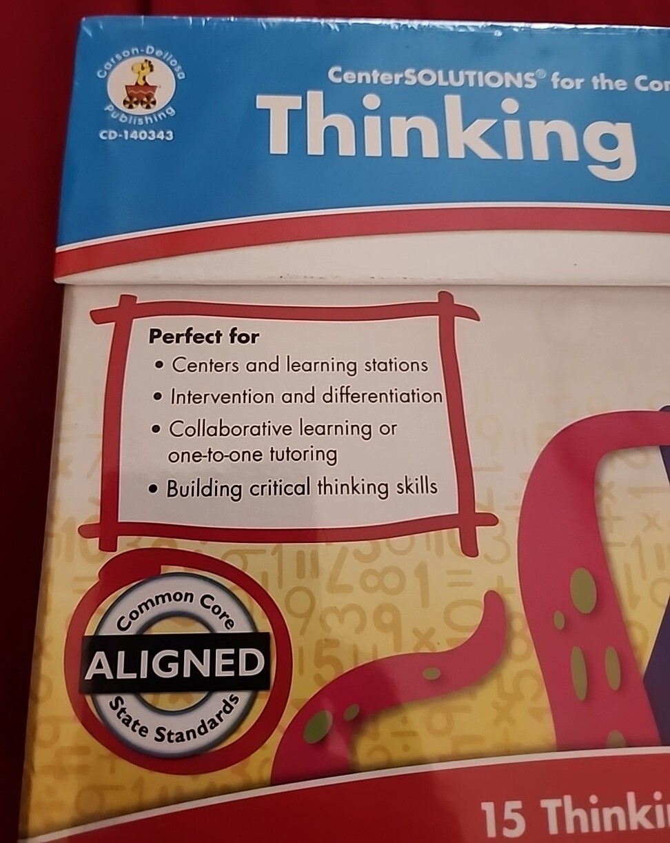 Center Solutions Common Core Thinking Mats Grade 5 Math Carson-Dellosa Education