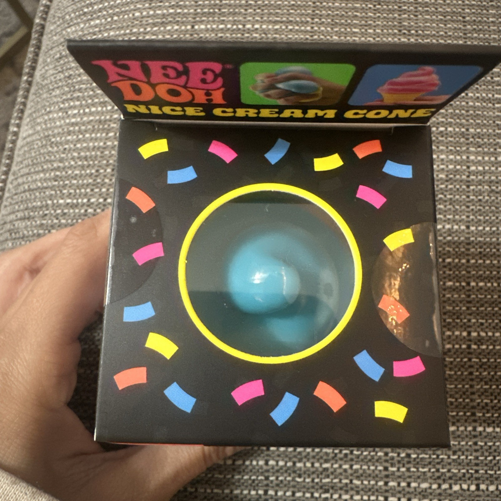 Blue Needoh Nice Cream Cone New in Box Ice Cream FAST SHIPPING Squish toy