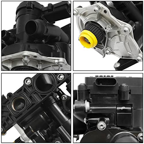 ATRACYPART Water Pump Thermostat Housing Assembly | Replacement for 2015-2020 VW