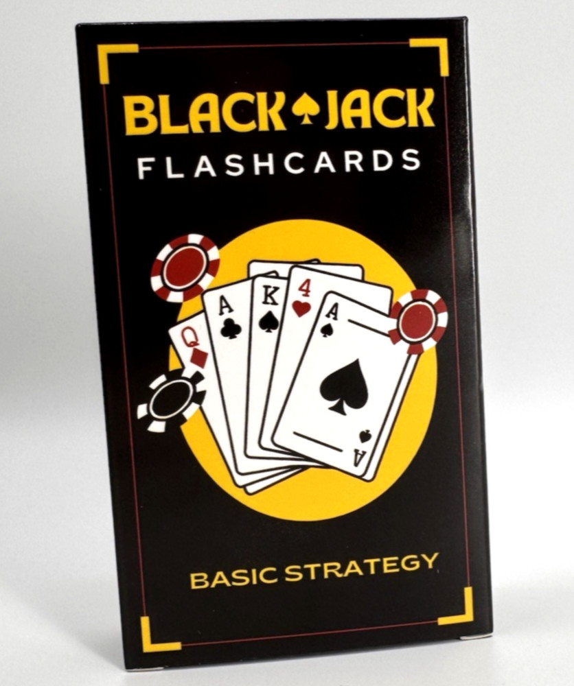 Blackjack Basic Strategy Flashcards for Beginners Casino Game Learning Cards NEW