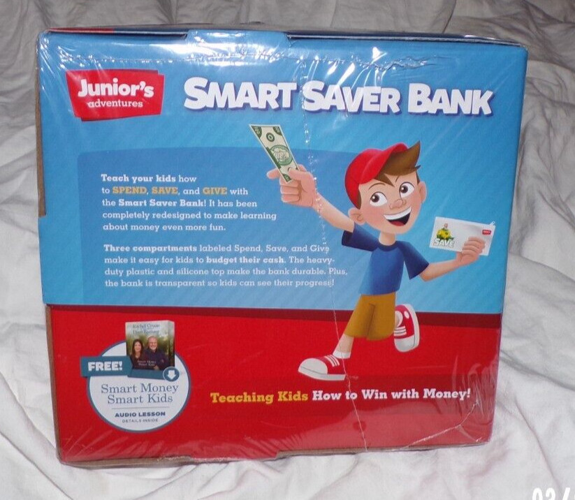 Junior’s Adventures Smart Saver Bank by Dave Ramsey. New Factory Sealed.