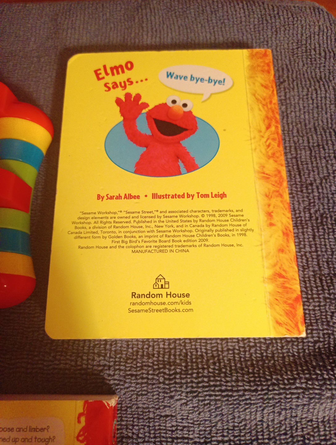 Sesame Street Elmo Goes to the Farm Interactive Musical Toy Book, 3 Book Lot