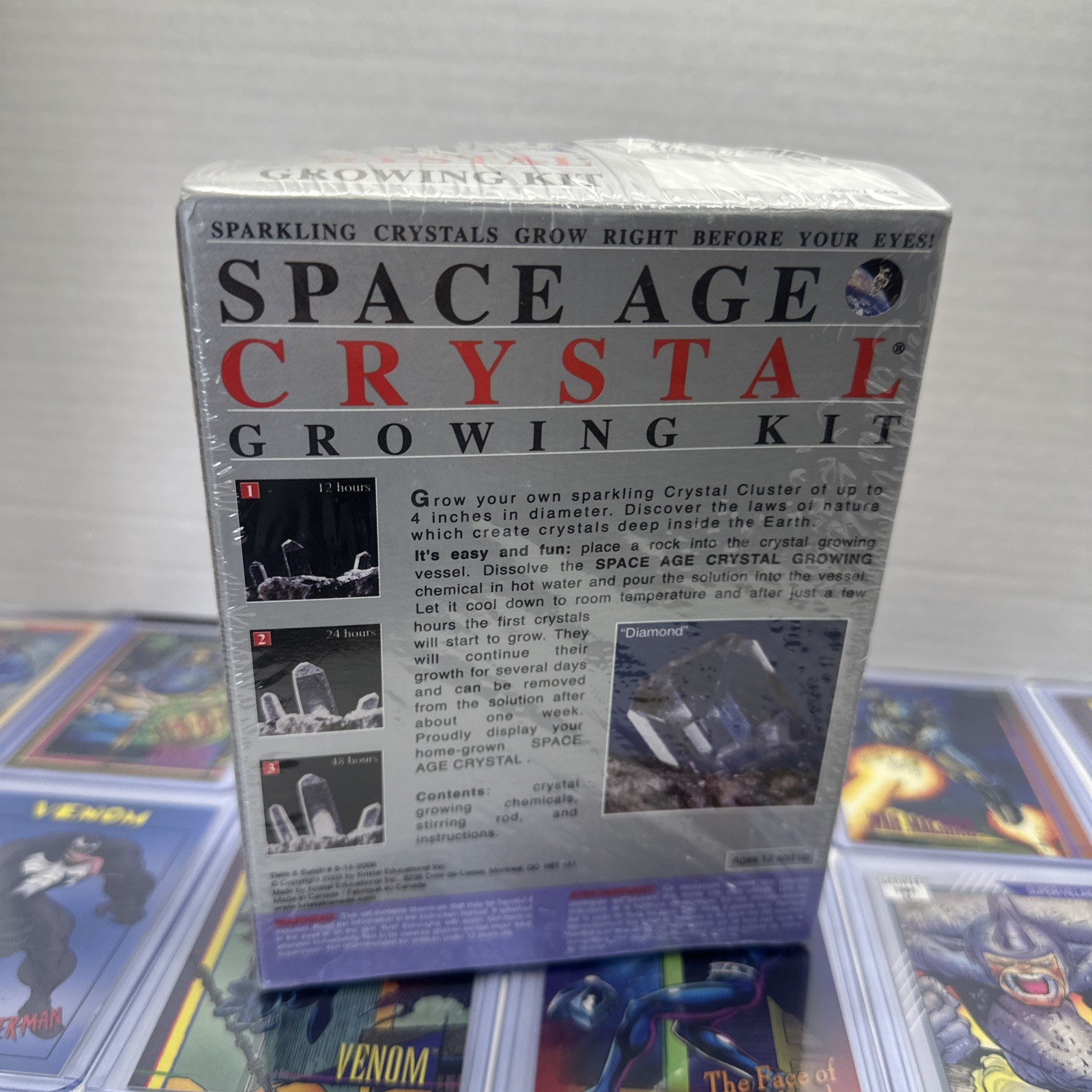 Space Age Crystal Kit – Emerald & Ruby – Grow Your Own Crystals