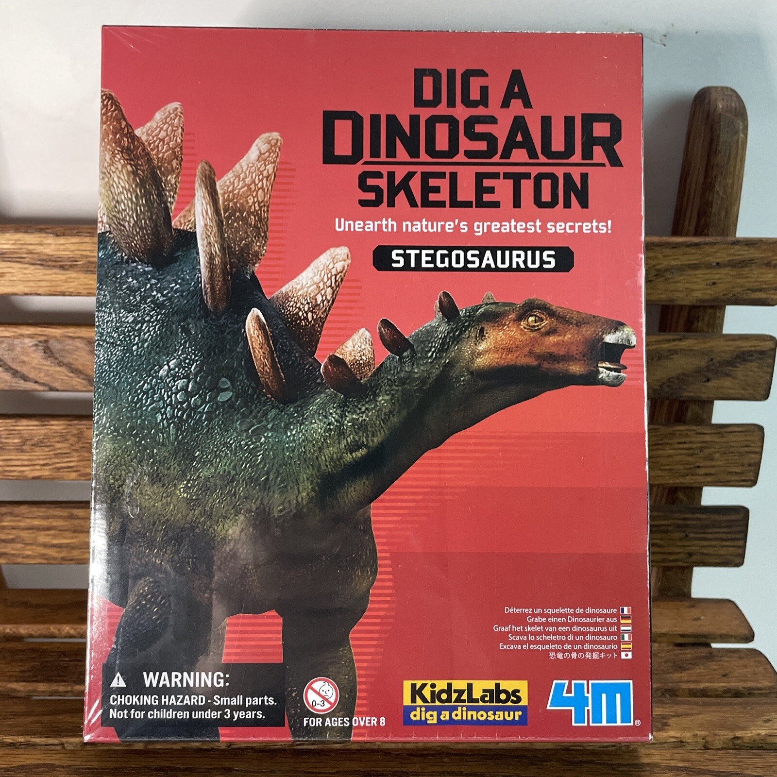 Science Dig-A-Dinosaur School Stegosaurus 4M Kidz labs Educational New