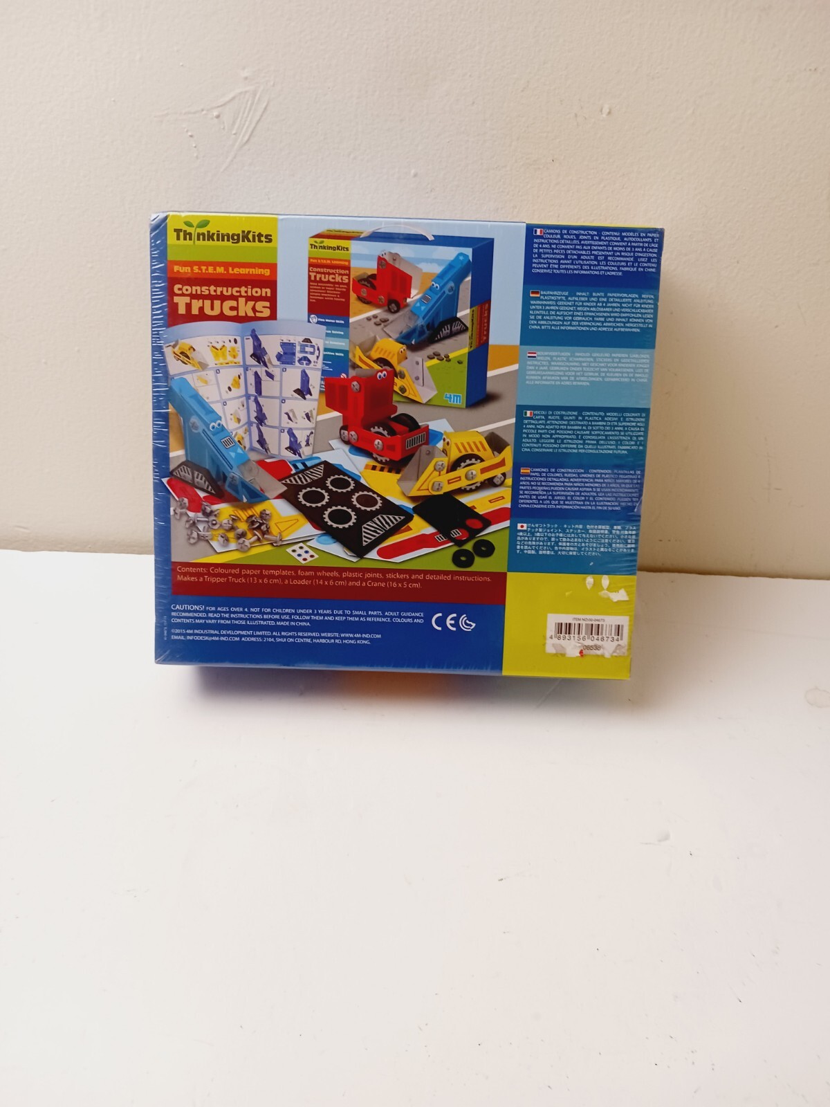 4M Thinking Kits STEM Learning Construction Trucks Building Set Brand New
