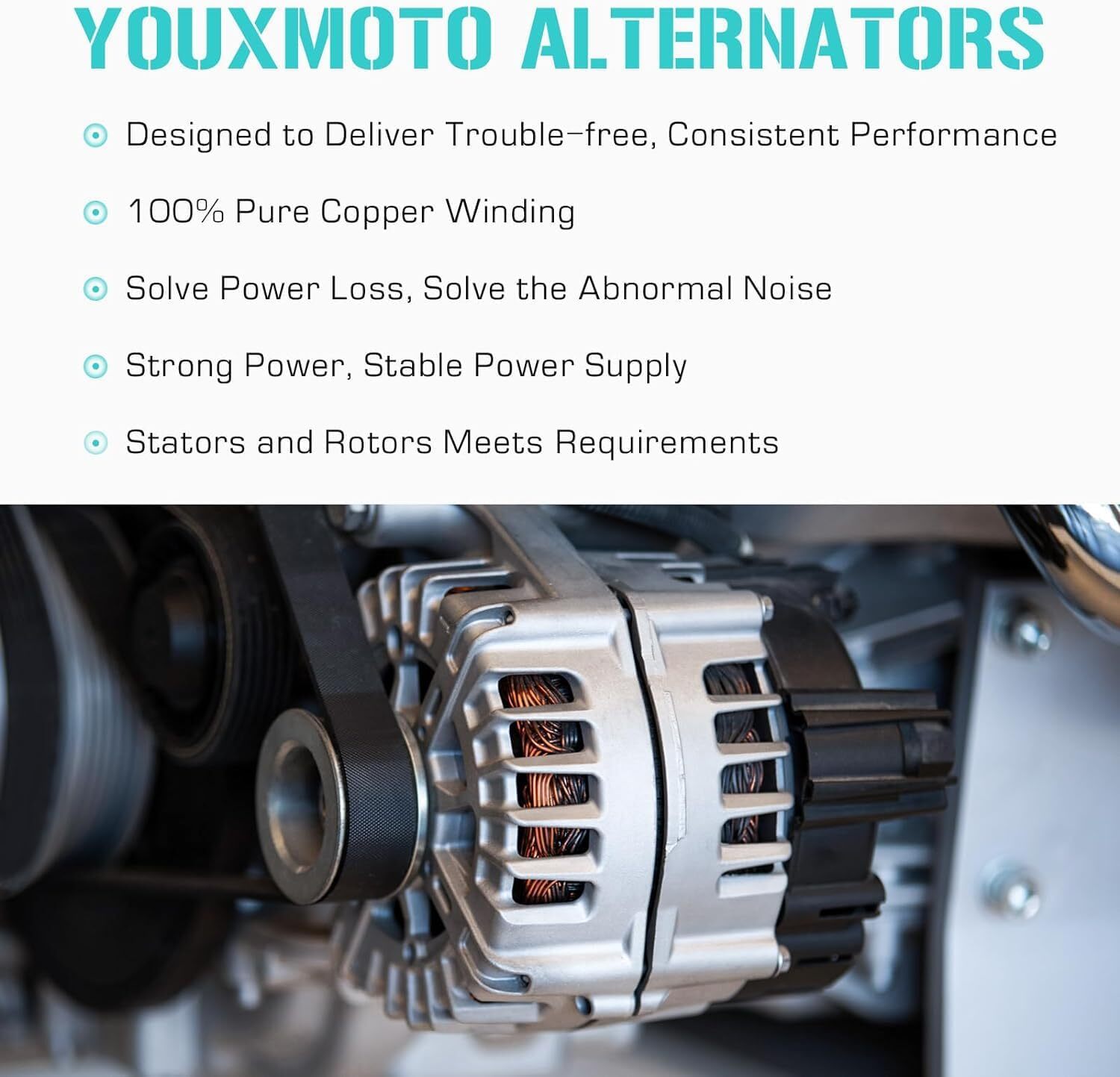 Alternator fit for Cobalt 2.2L 2.4L 2006 2007,fit for Hhr 2.2L 2.4L 2006