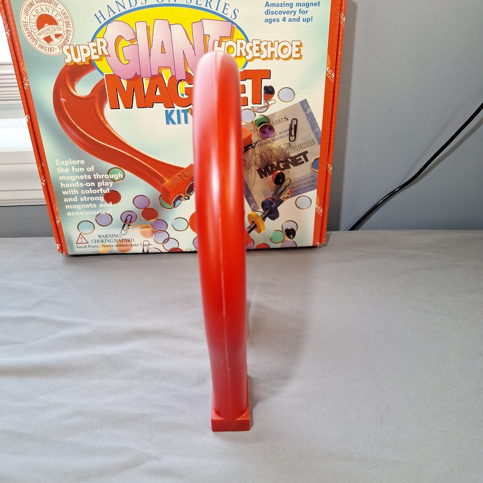 Vintage Giant Horseshoe Magnet by Dowling Magnets W/ Box