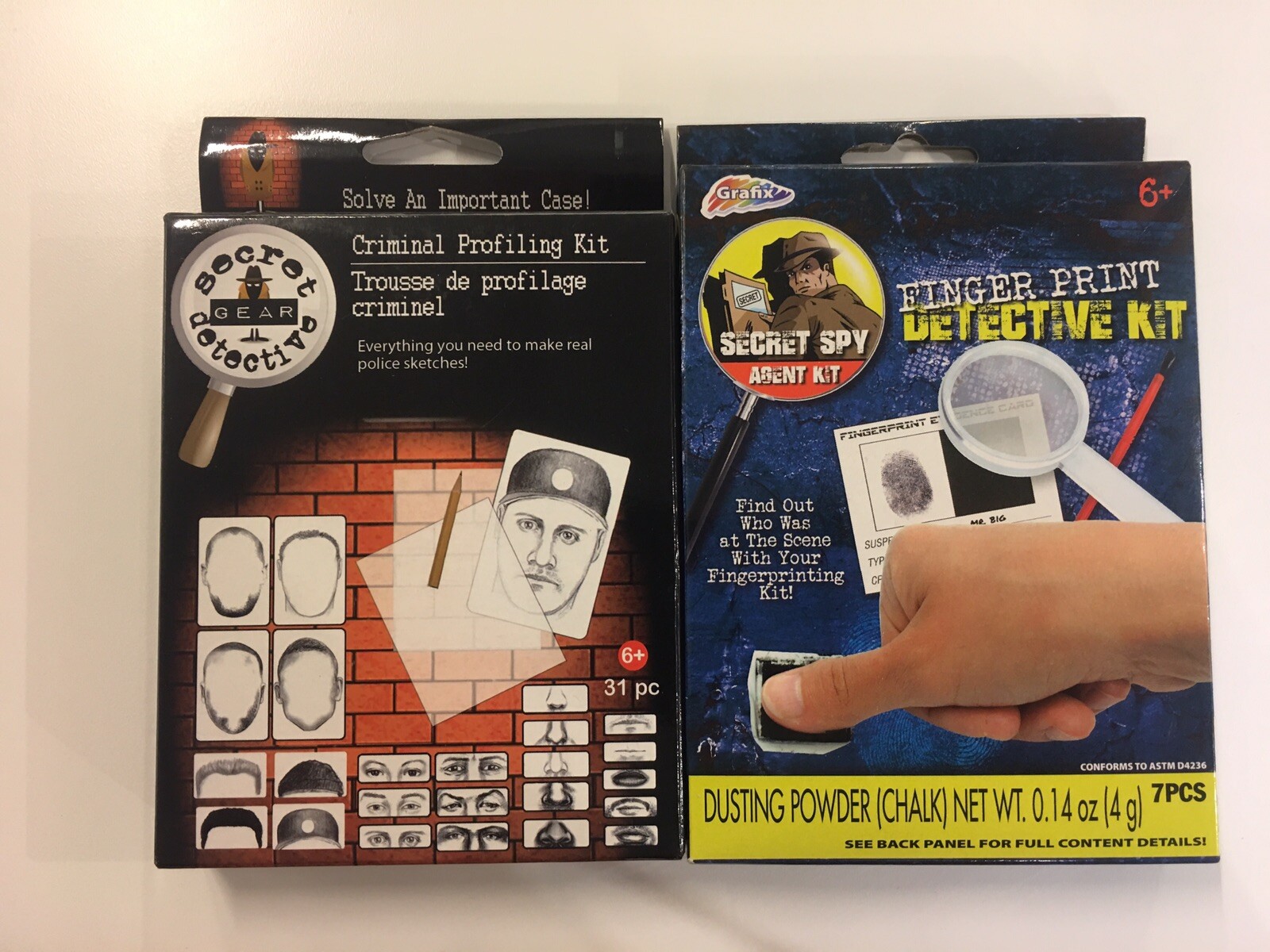 Fingerprint Detective Kit/Criminal Profiling Kit Bundle