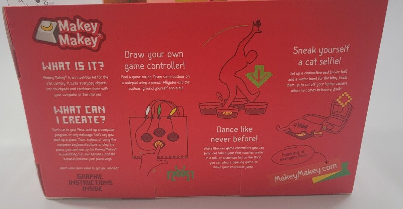 Makey Makey Joylabz Invention Kit For Everyone 100s of Possibilities