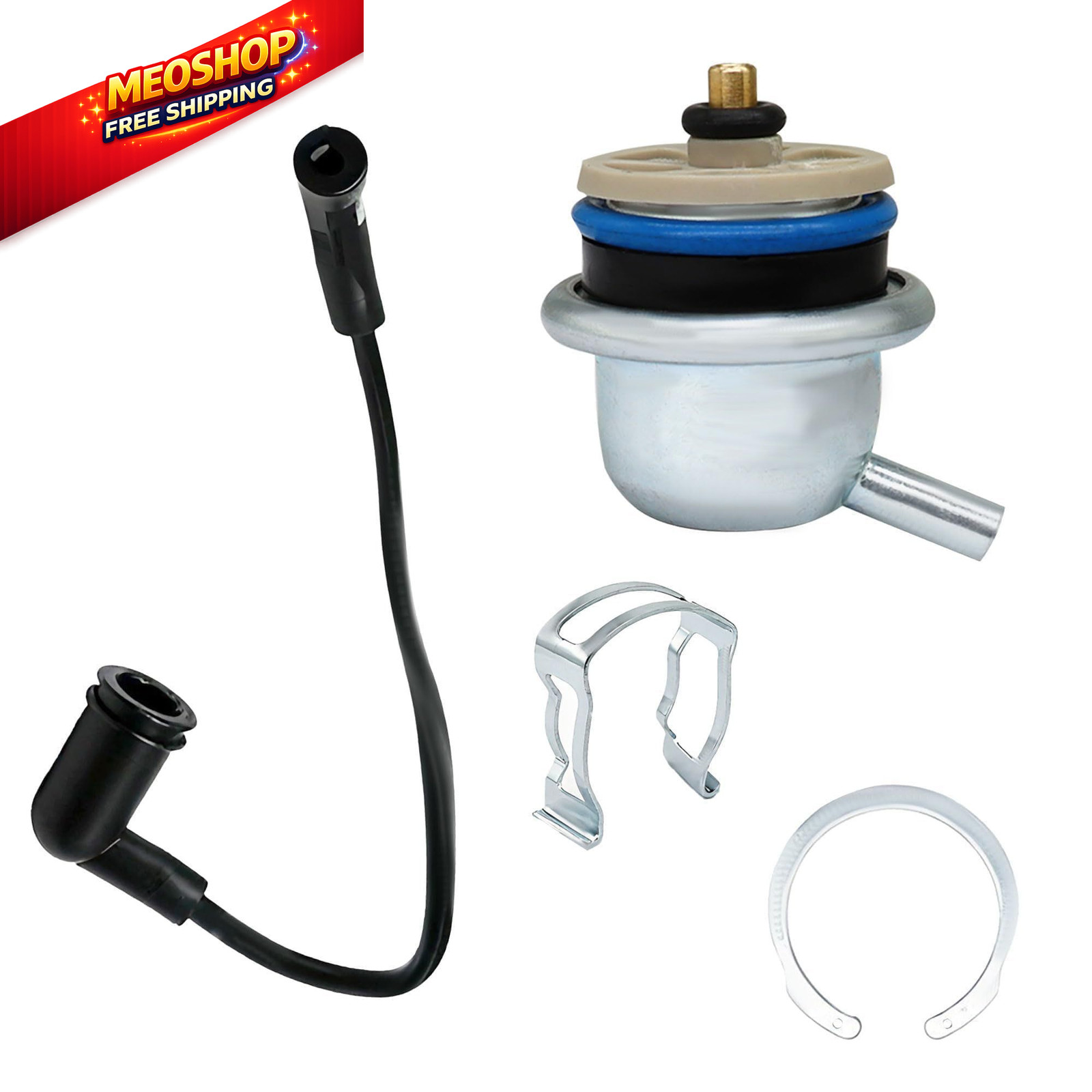 Fuel Injection Pressure Regulator with Vacuum Line