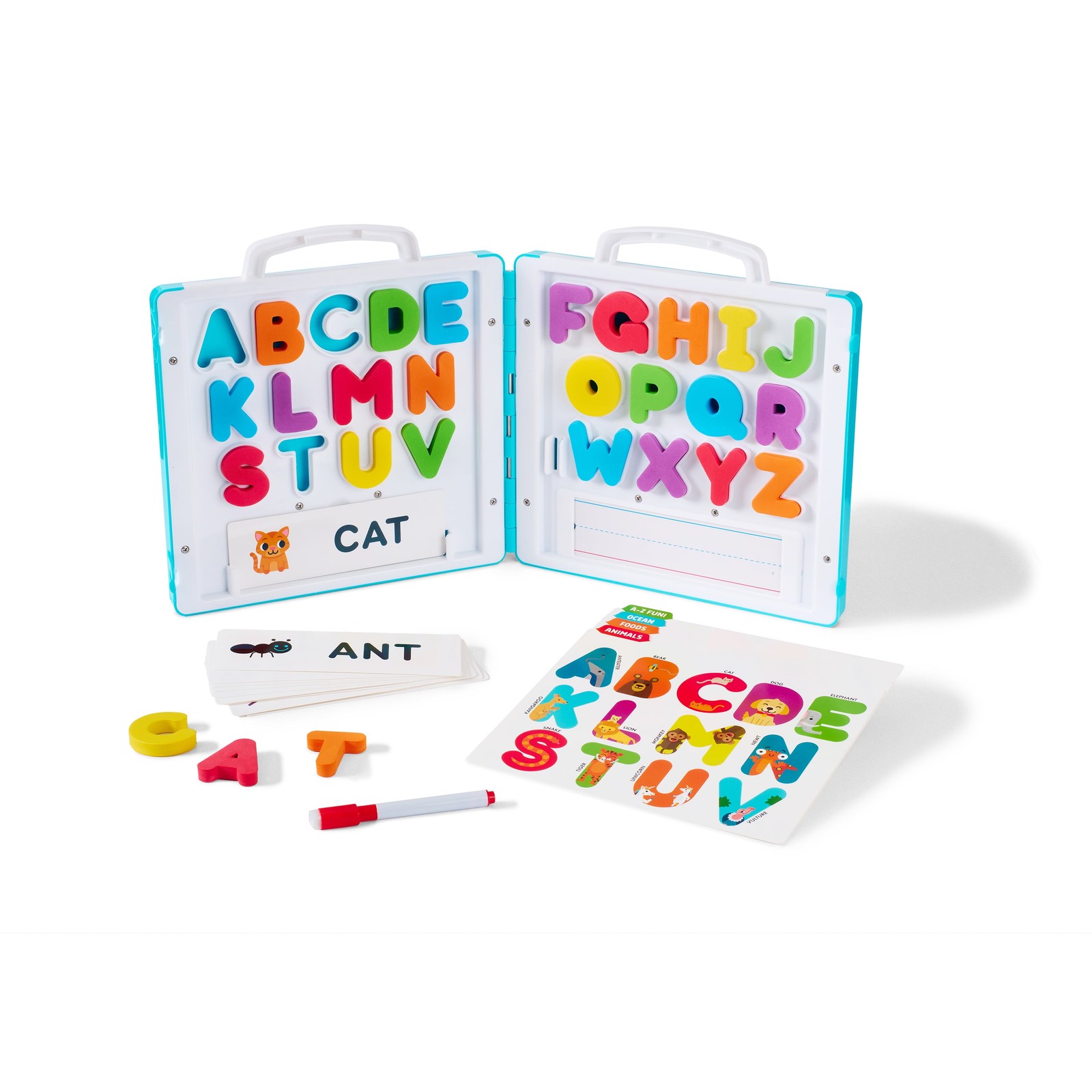 Chuckle & Roar First Words All About A-B-C’s Travel Case for Preschool Children