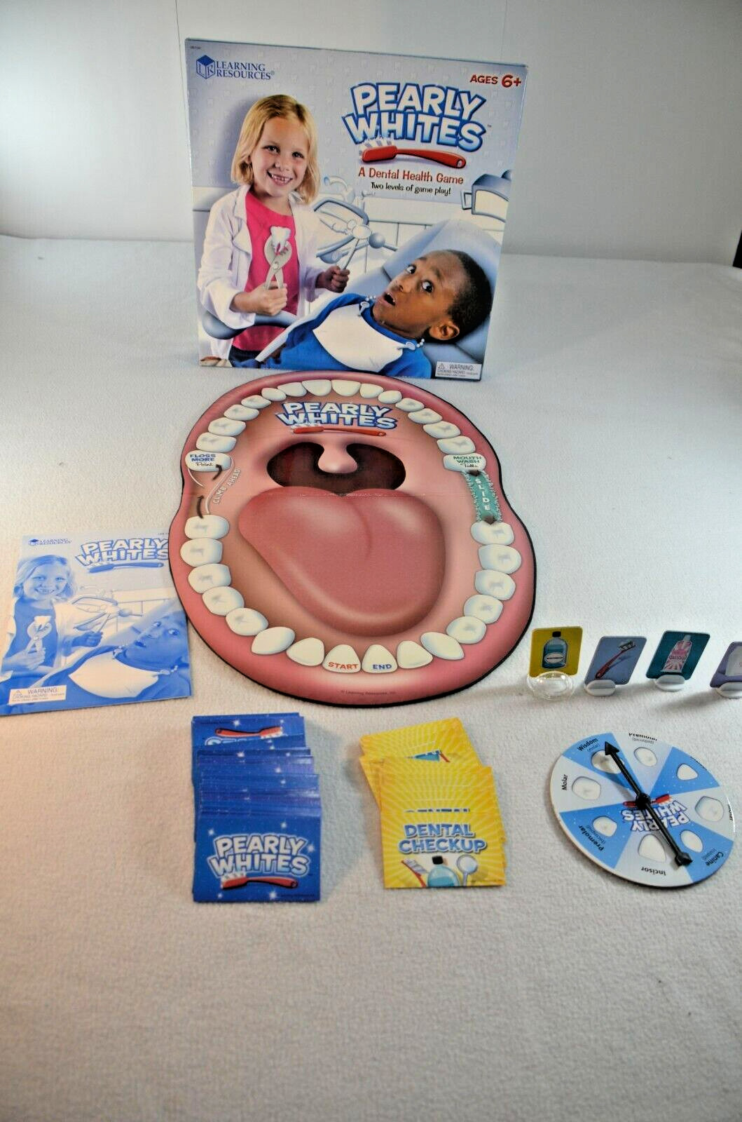Pearly Whites Board Game Learning Resources Dental Health Game Complete