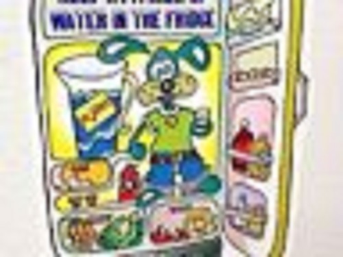 3 Rolls Fun Water & Energy Vinyl Cling 300 stickers- 12 scenes Characters