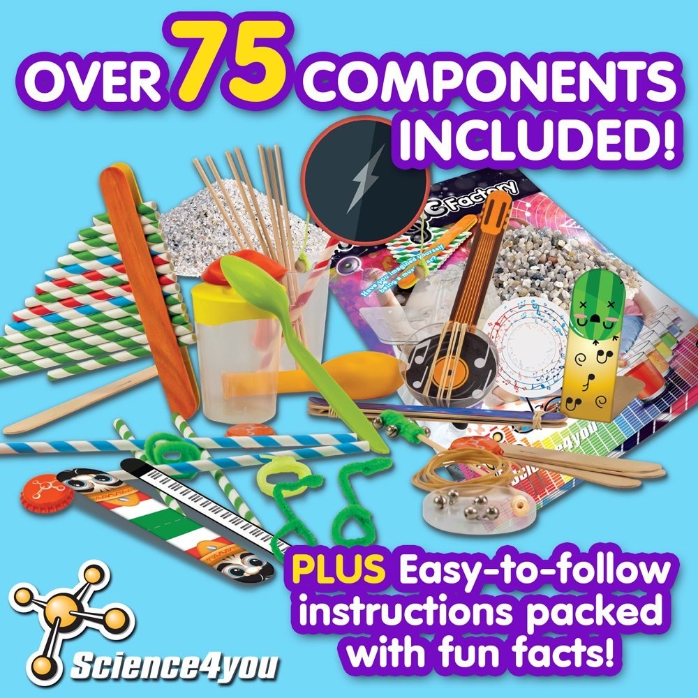 PlayMonster Music Factory Science Kit – 14 Activities to Construct & Play