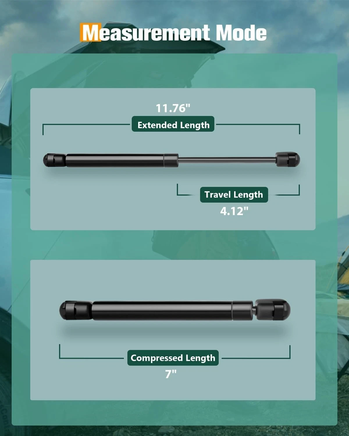 SCITOO Trunk Lift Supports Replacement Struts Gas Springs Shocks Fit for Hyundai