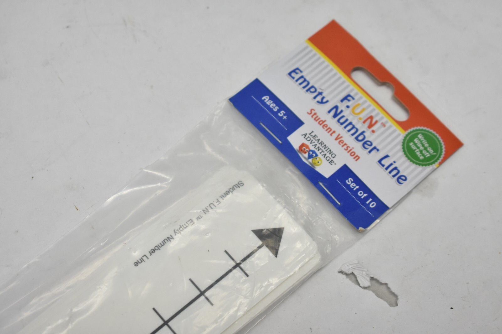 Learning Advantage FUN Empty Number Line Student Version 10 Pack Kit Set