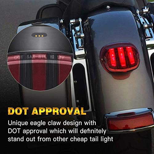 Led Tail Light [Eagle Claw Design] DOT Approved with Brake Running Light Left