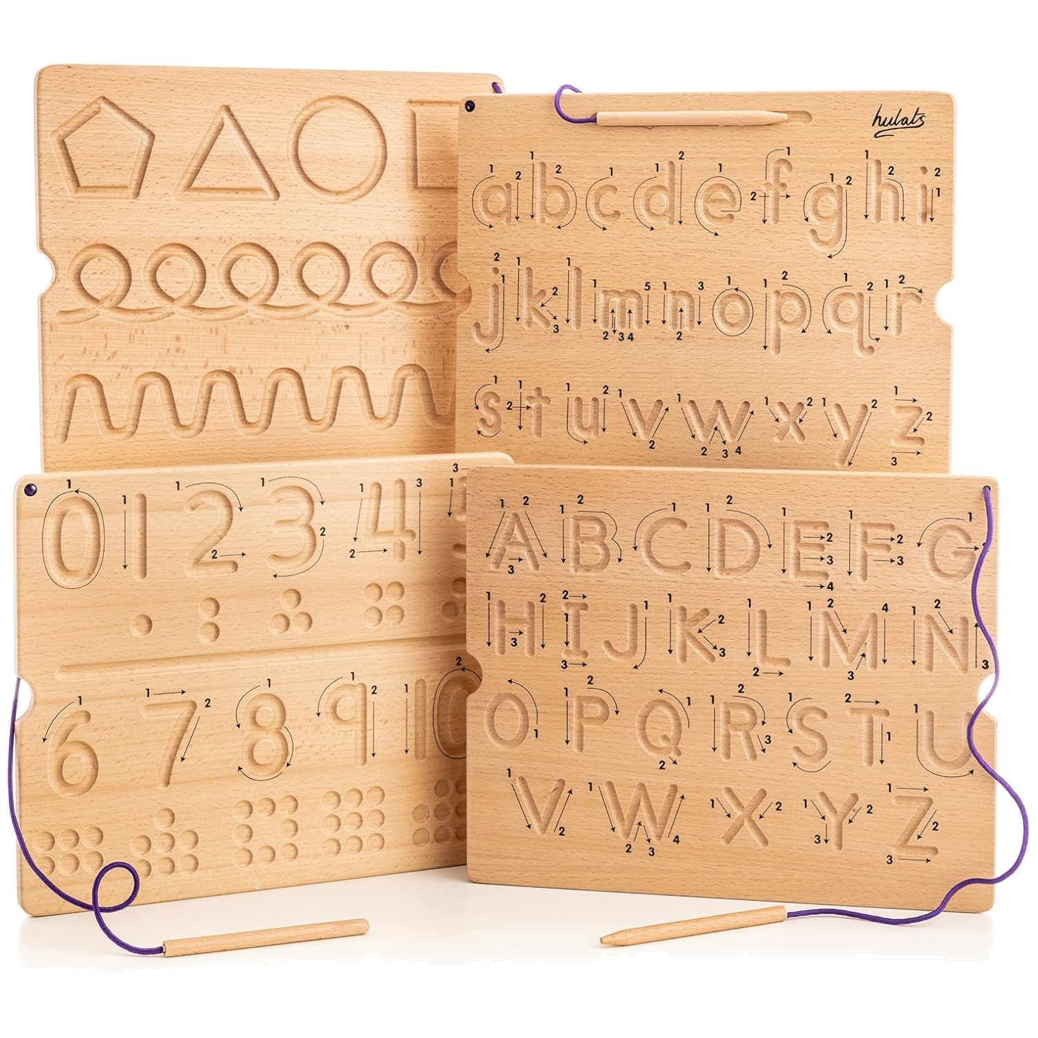 Montessori Alphabet & Numbers Tracing Set – Ages 3-5