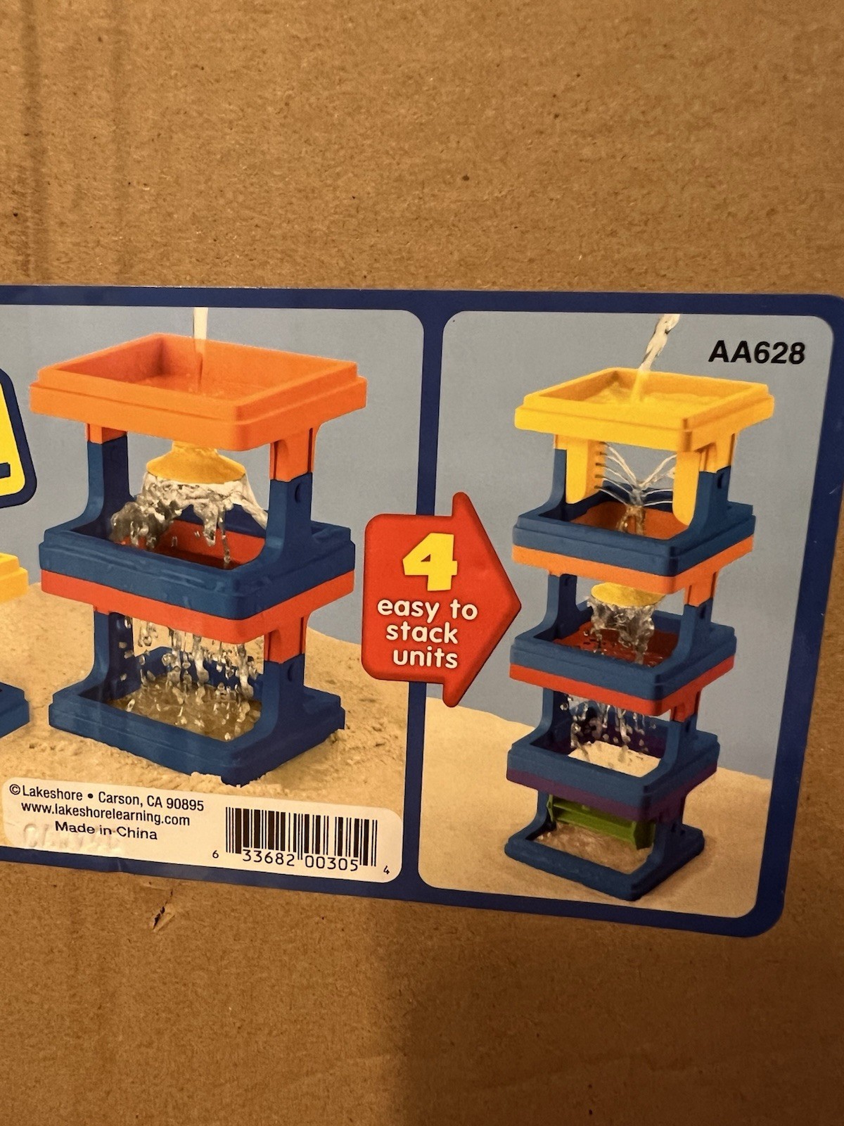 Lakeshore Learning Mix & Match Waterfall Water Play Set Age 2+ New In Sealed Box
