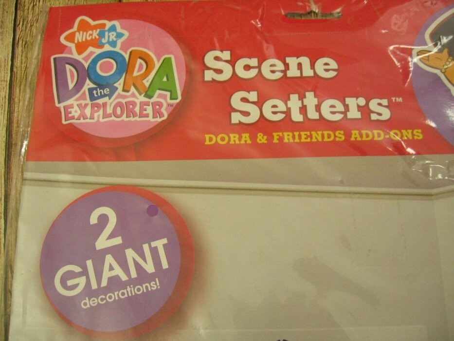 VTG Dora Explorer Scene Setters Friends Add On Lot Diego & Wall Impressions NOS