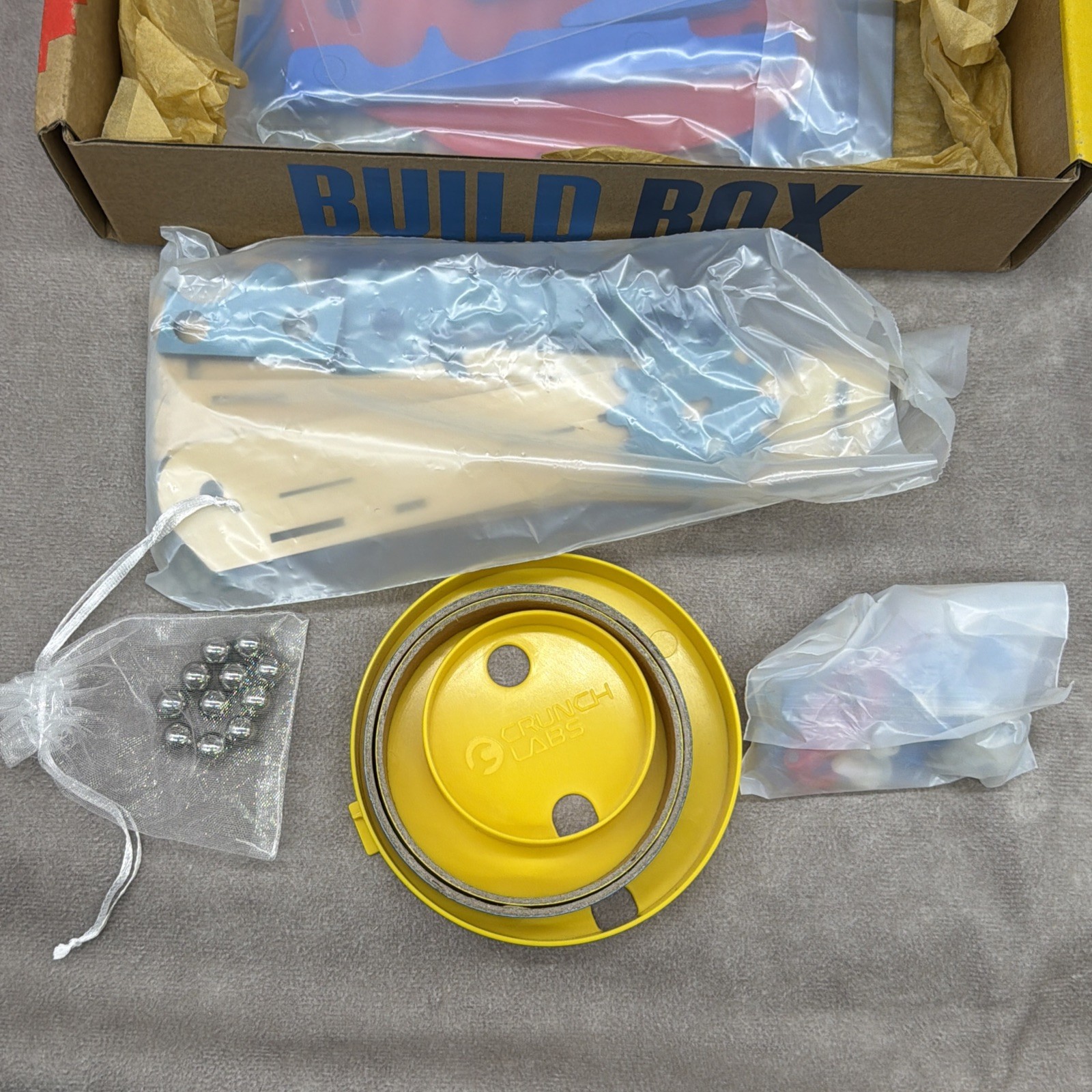 Crunch Labs Trampoline Toss Build Box by Mark Rober STEM Kit New Open Box