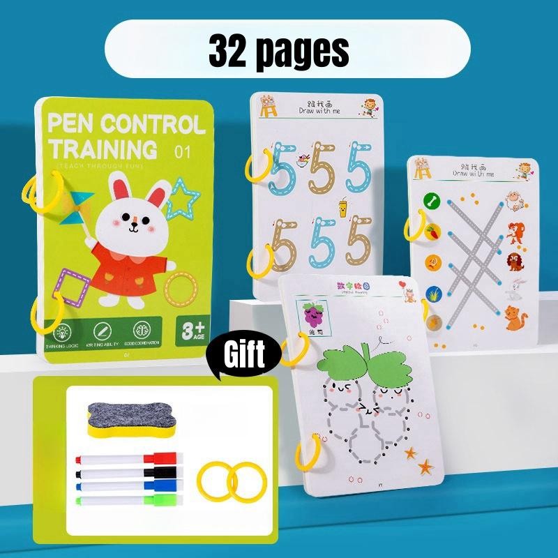 Magic Tracing Copybook Kids Pen Control Montessori Workbook