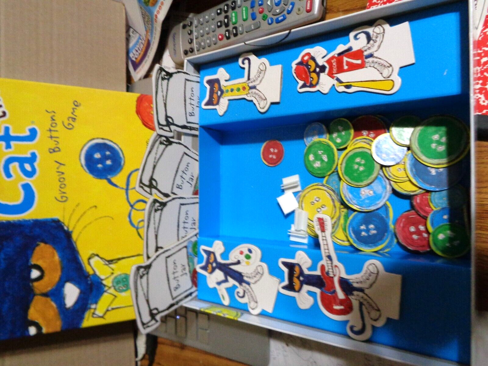 Pete the Cat The Groovy Buttons Game Board Game Briarpatch COMPLETE
