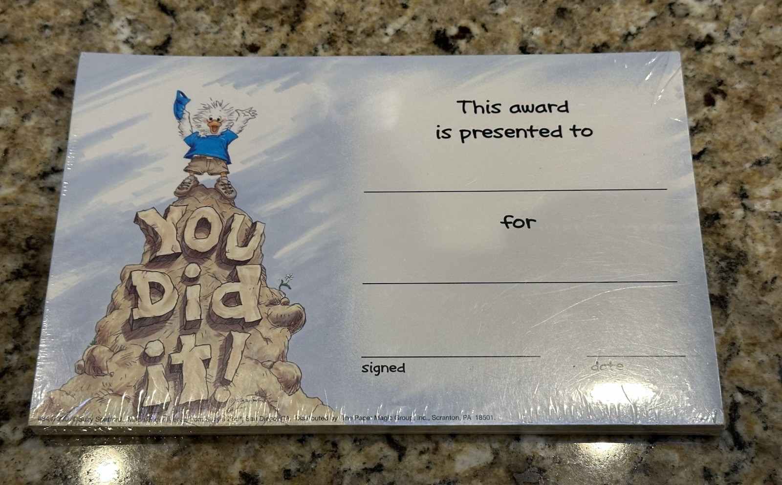 Suzy’s Zoo Recognition Awards You Did It! 36 Student Certificates Teachers NEW