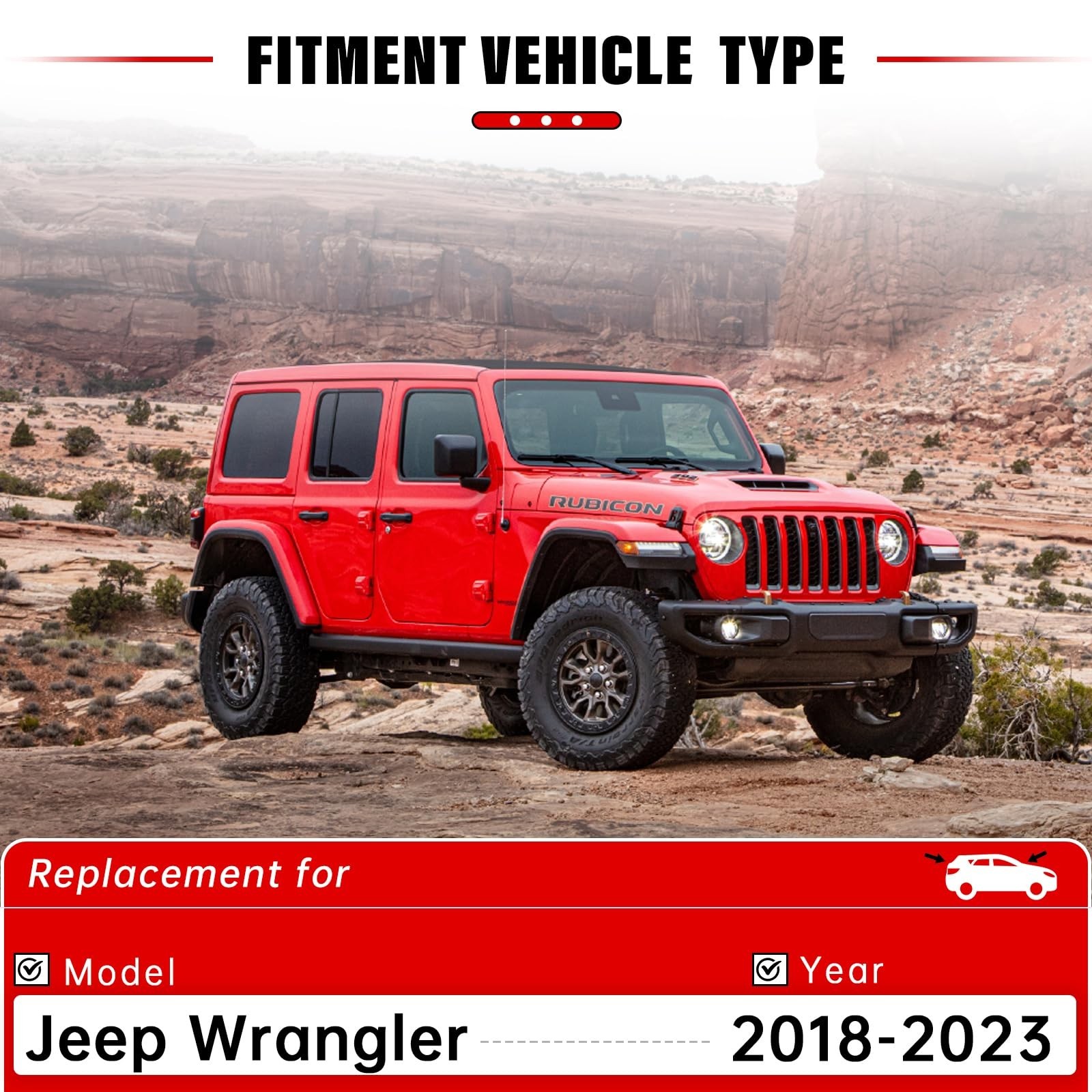 Windshield Wiper Blades Replacement for Jeep Wrangler JL 2018 2019 2020 2021 …